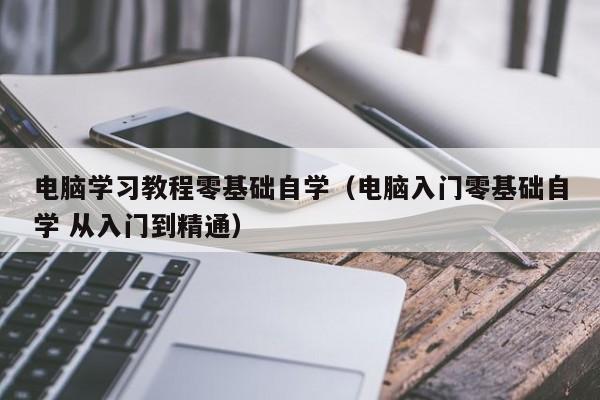 电脑学习教程零基础自学（电脑入门零基础自学 从入门到精通）