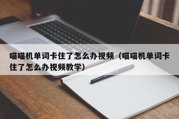 喵喵机单词卡住了怎么办视频（喵喵机单词卡住了怎么办视频教学）